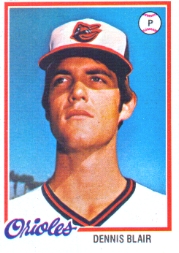 1978 Topps Baseball Cards      466     Dennis Blair